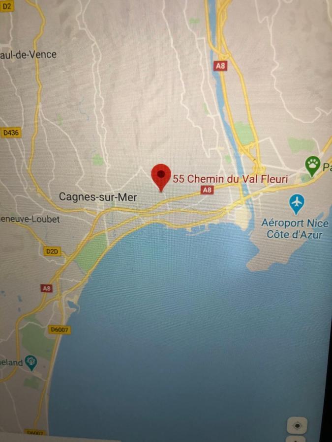 Villa C3 Arthur Rimbaub Chambre D'Hote Piscine Proche Mer Plage 600M Cagnes-sur-Mer Buitenkant foto